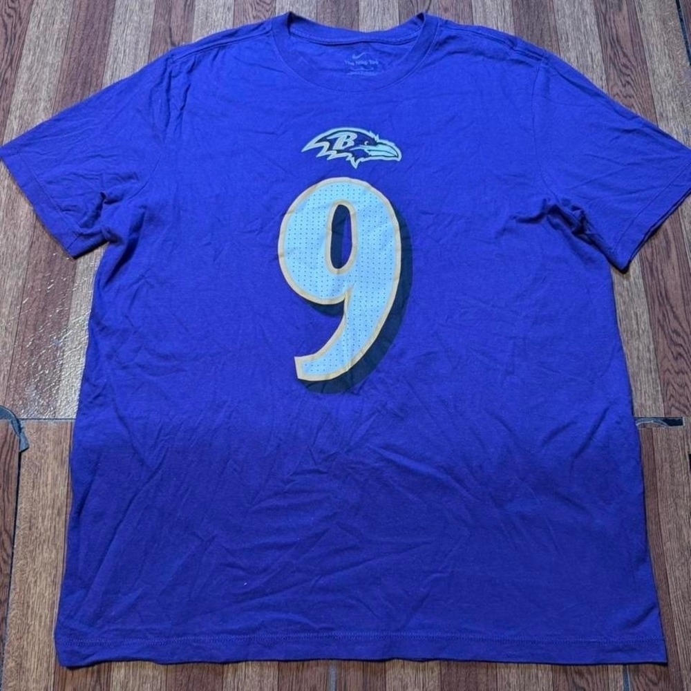 Nike NFL Purple Ravens Retro Tech Sportswear Jersey Shirt‎ Large